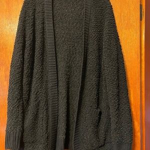 Black sweater cardigan